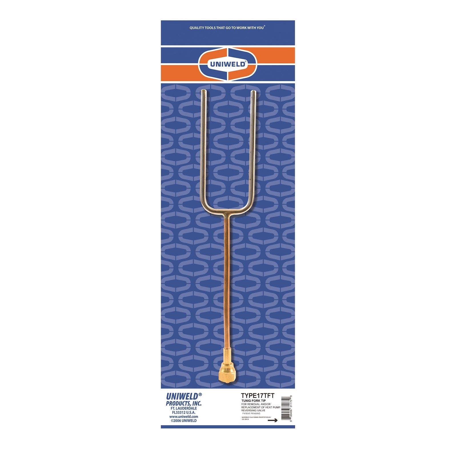 UNIWELD TYPE17TFT TUNING FORK TIP